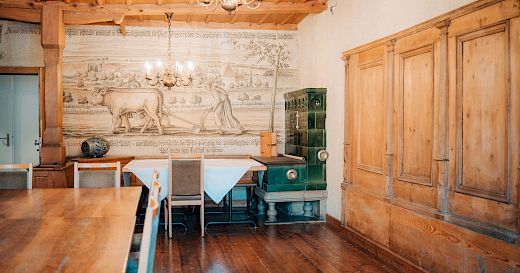Wandbild in der Klosterstube