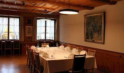 Blocktisch in der Guisanstube